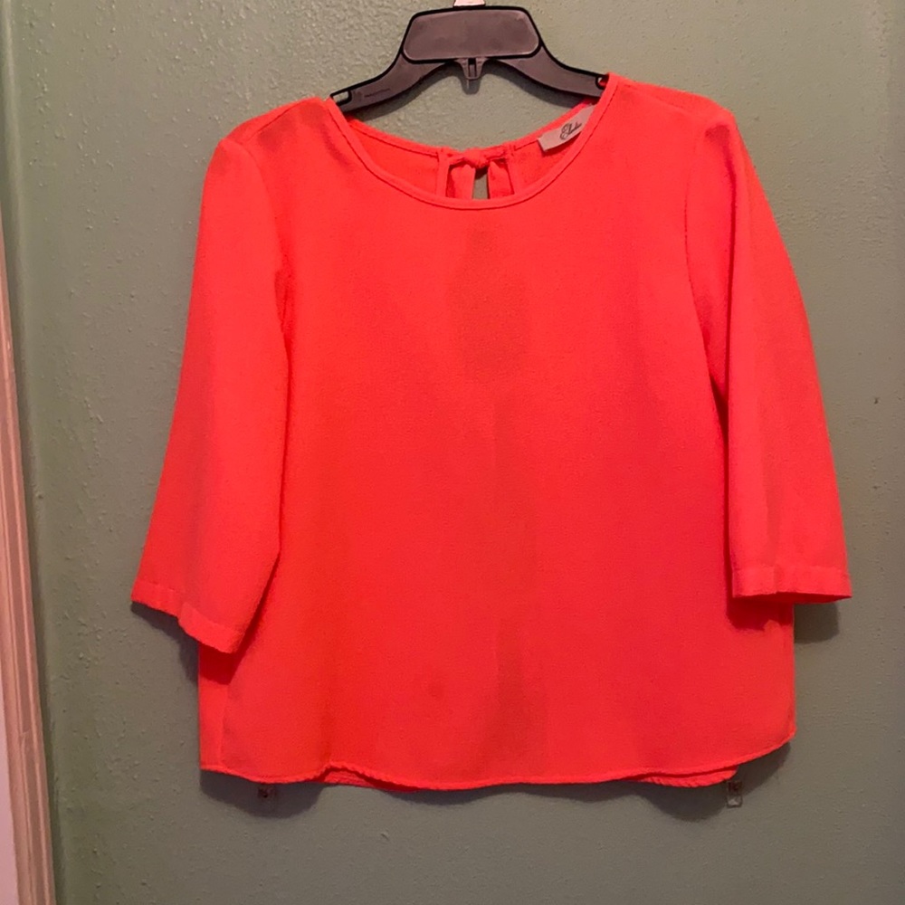 Neon pink top